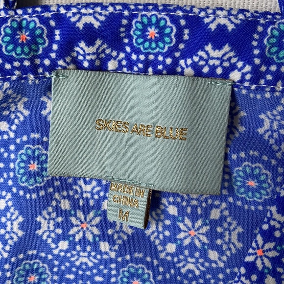 Skies are Blue dress / size M - Picture 3 of 4